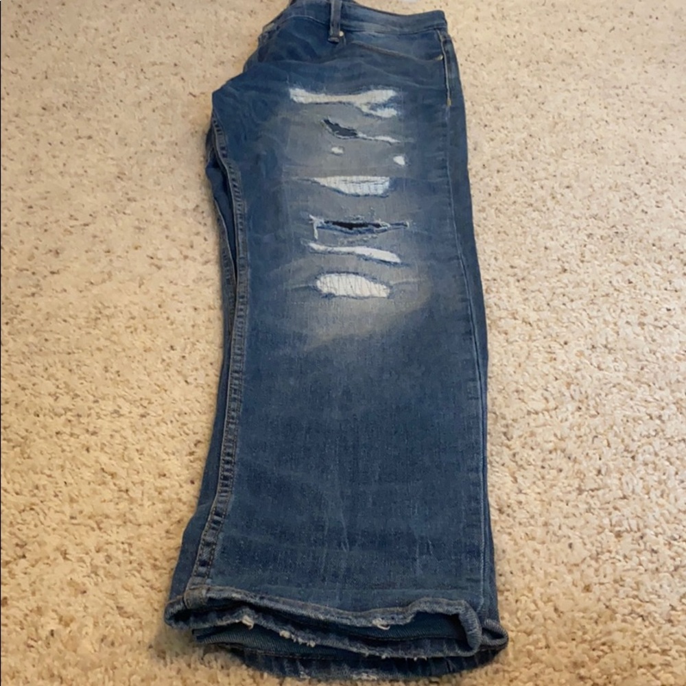 Guess Destroyed Patchwork Jeans - image 4